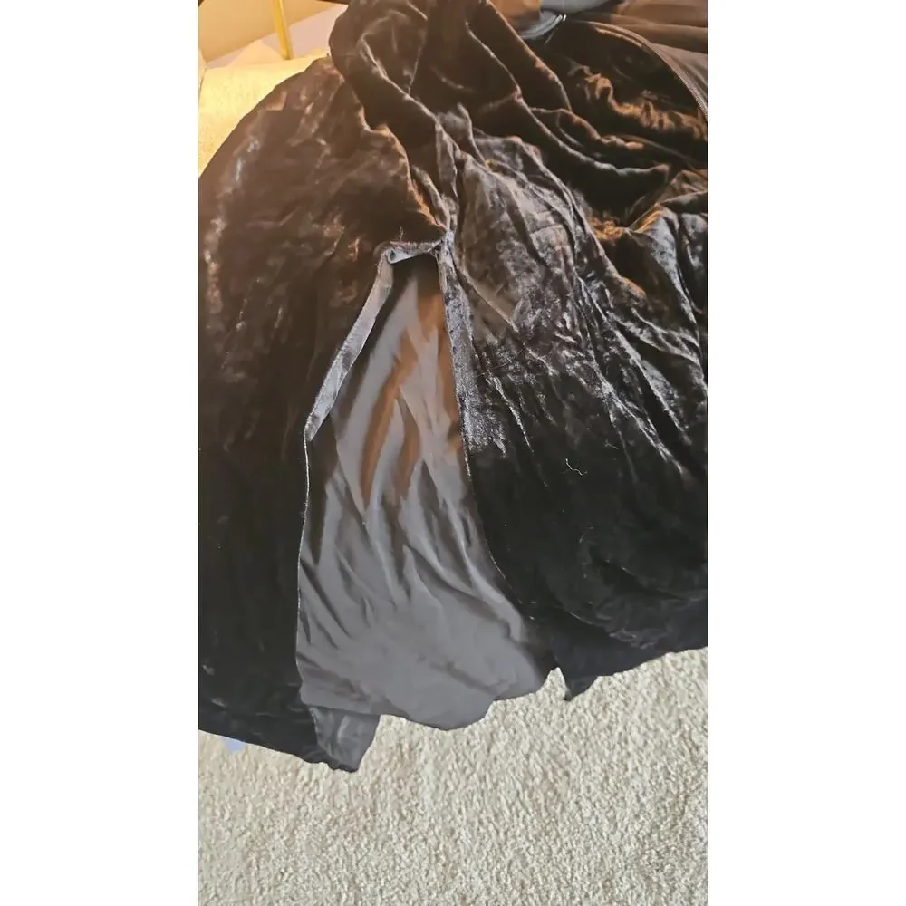 NICOLE MILLER - Velvet dress with neckline on the back - Picture 4 of 7